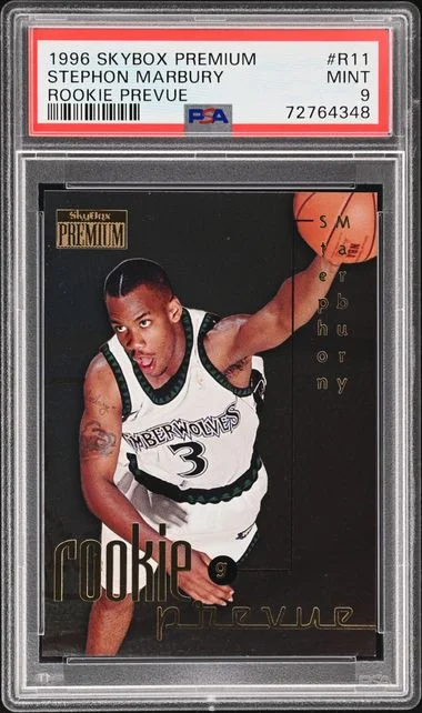 1996-97 SkyBox Premium Stephon Marbury Prevue #R-11 card image