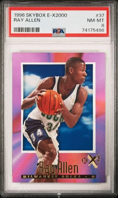 1996-97 SkyBox Ray Allen E-X2000 #37 card image