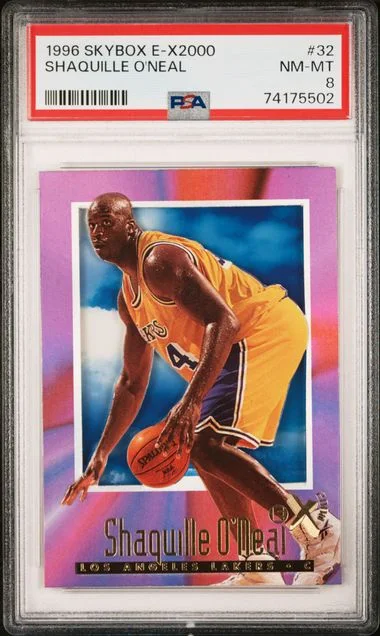 1996-97 SkyBox Shaquille O'Neal E-X2000 #32 card image