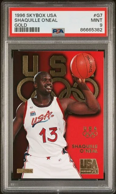 1996-97 SkyBox Shaquille O'Neal USA Basketball Gold #G7 card image