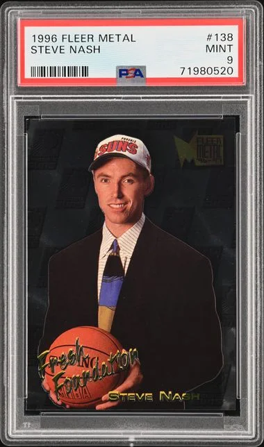 1996-97 SkyBox Steve Nash Metal #138 card image