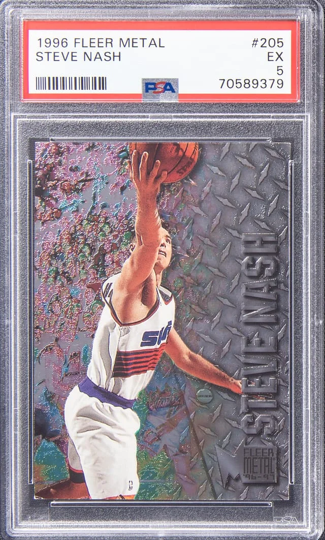 1996-97 SkyBox Steve Nash Fleer Metal #205 card image