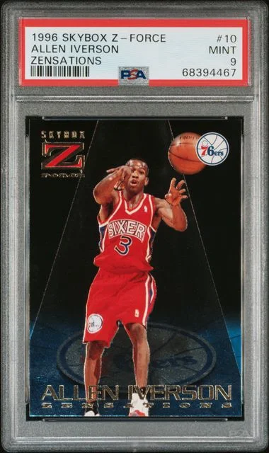1996-97 SkyBox Z-Force Allen Iverson Zensations #10 card image