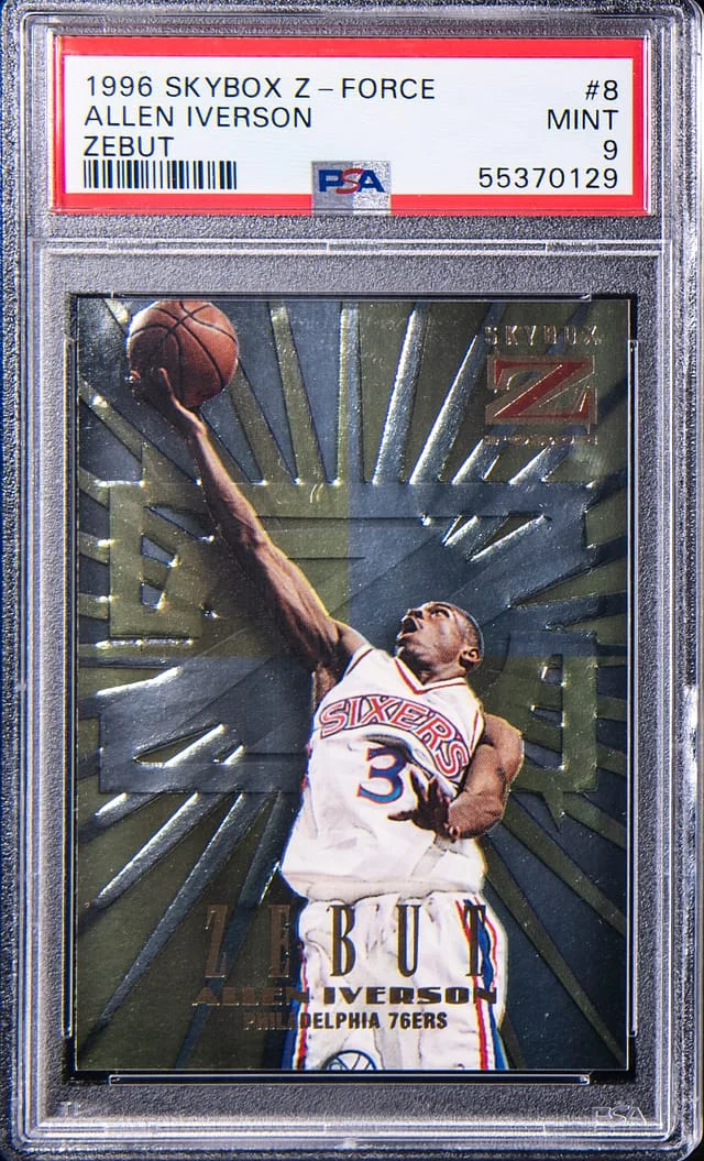 1996-97 SkyBox Z-Force Allen Iverson #8 card image
