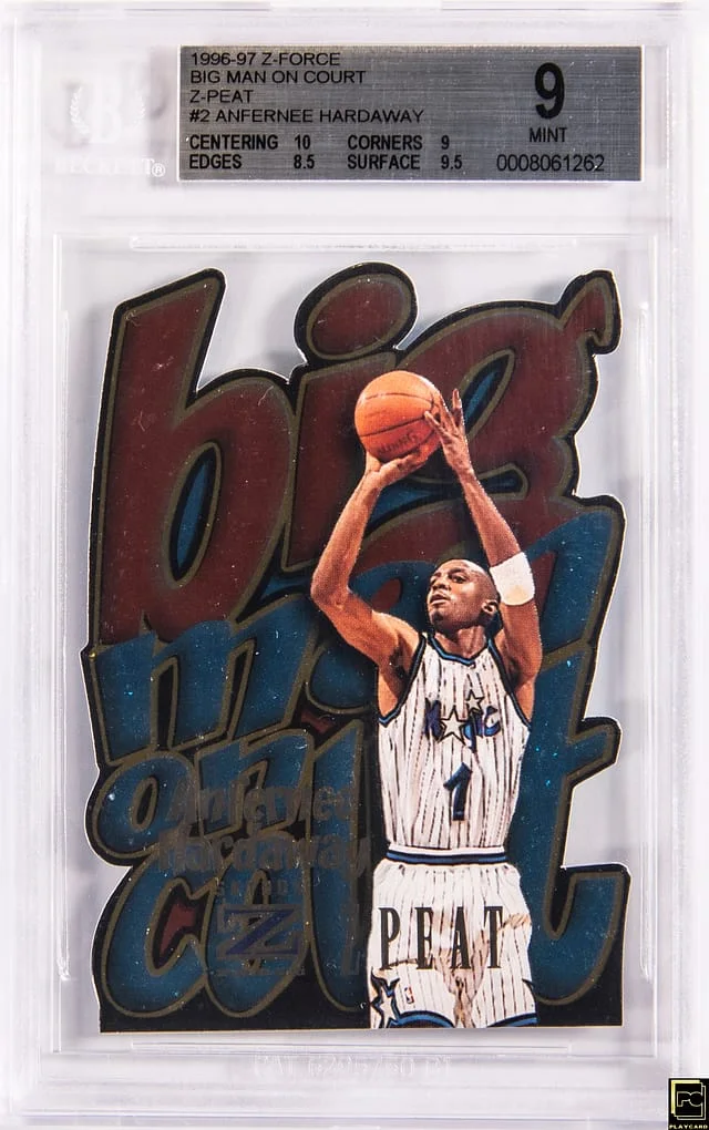 1996-97 SkyBox Z-Force Anfernee Hardaway Big Man on Court Z-Peat #1 card image