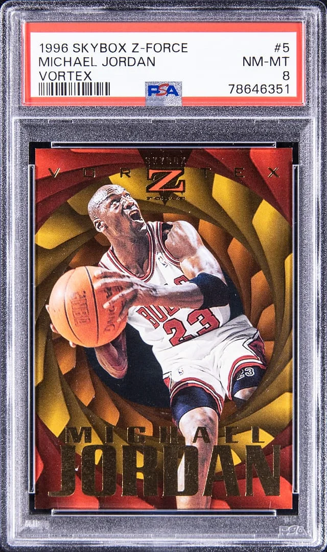 1996-97 SkyBox Z-Force Michael Jordan Vortex #5 card image