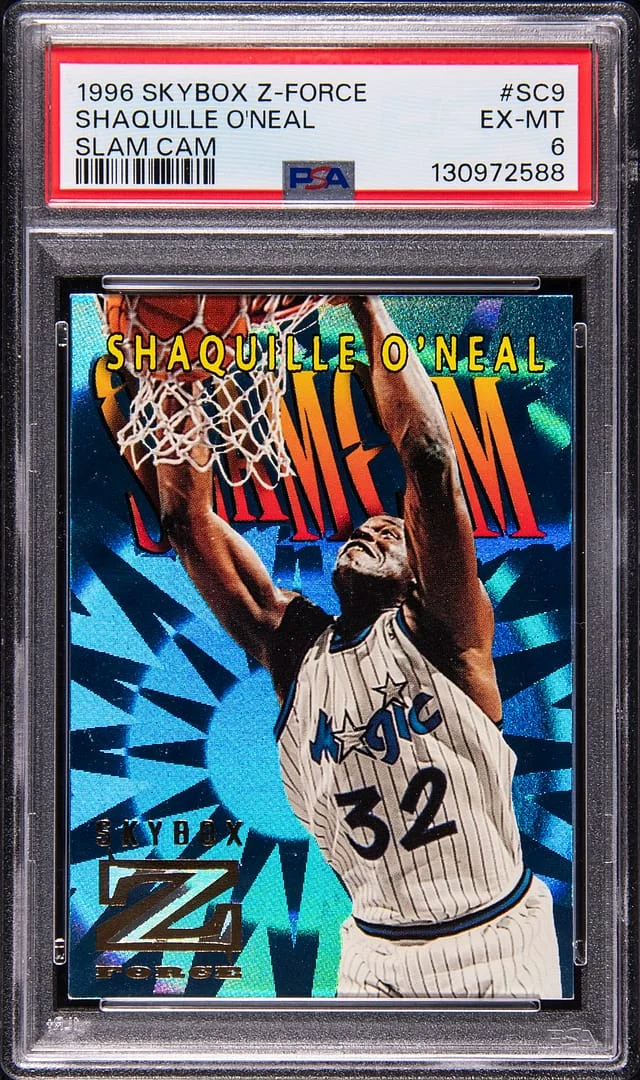 1996-97 SkyBox Z-Force Shaquille O'Neal Sam Cam #SC9 card image