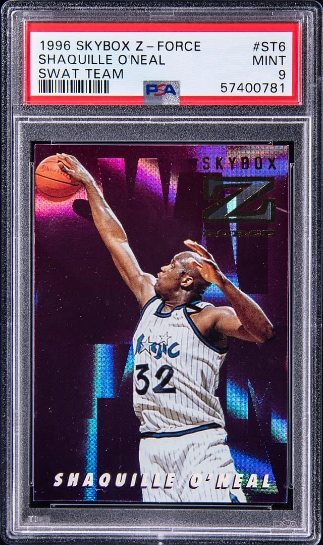 1996-97 SkyBox Z-Force Shaquille O'Neal Swat Team #ST6 card image