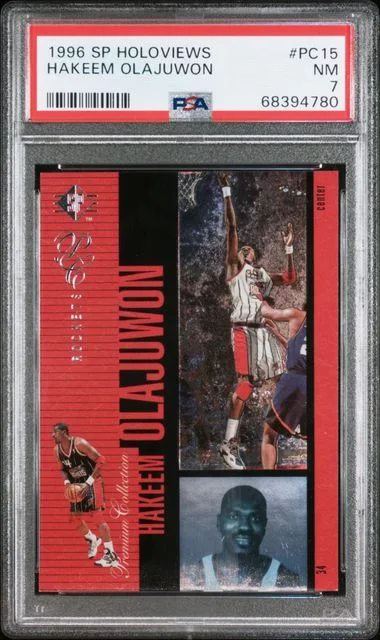 1996-97 SP Holoviews Hakeem Olajuwon #PC15 card image