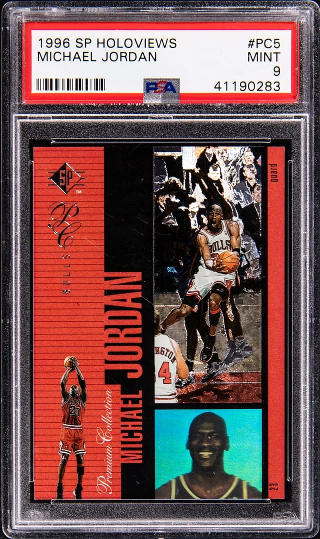 1996-97 SP Holoviews Michael Jordan #PC5 card image