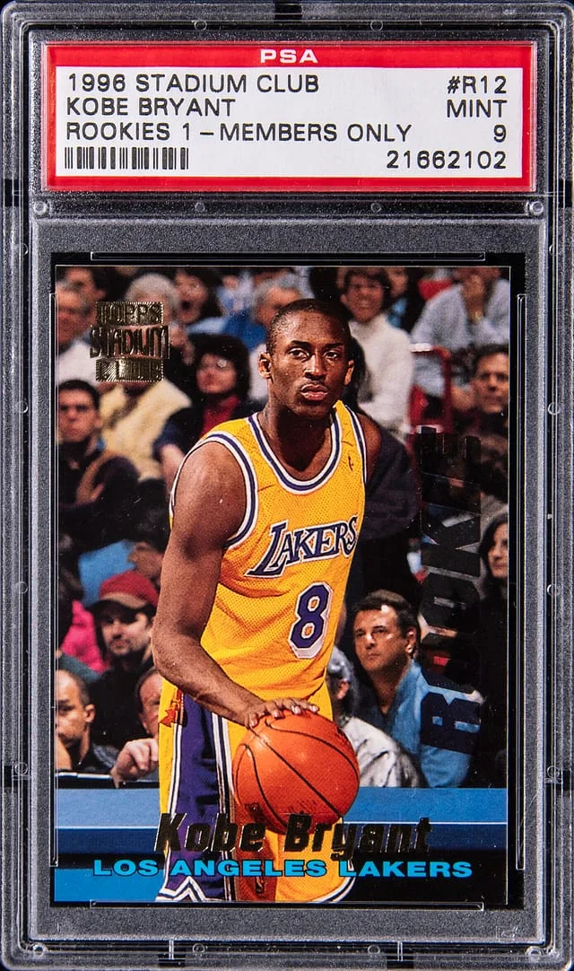 1996-97 Stadium Club Kobe Bryant Rookies 1 #R12 card image