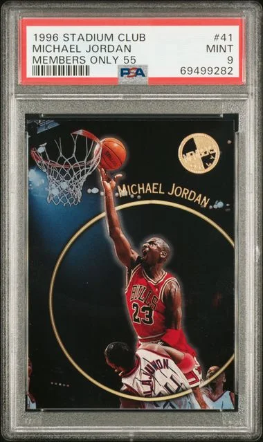 1996-97 Stadium Club Michael Jordan Members Only 55 #41 card image