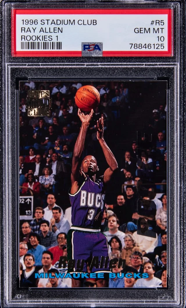1996-97 Stadium Club Ray Allen Rookies 1 #R5 card image