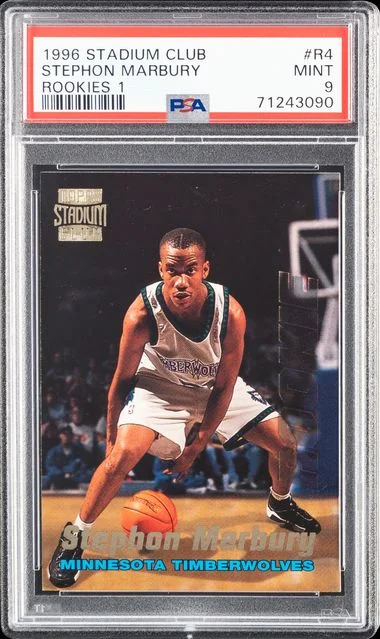 1996-97 Stadium Club Stephon Marbury Rookies 1 #R4 card image