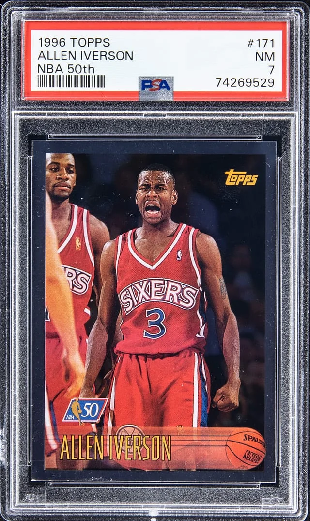 1996-97 Topps Allen Iverson #171 card image