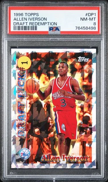 1996-97 Topps Allen Iverson Draft Redemption #DP1 card image