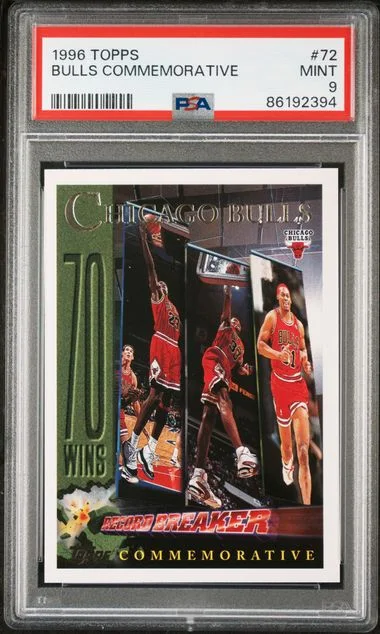 1996-97 Topps Bulls Commemorative #72 card image