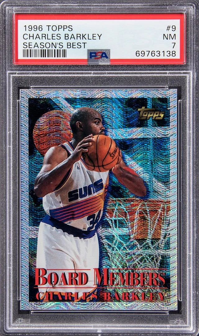 1996-97 Topps Charles Barkley Season's Best #9 card image