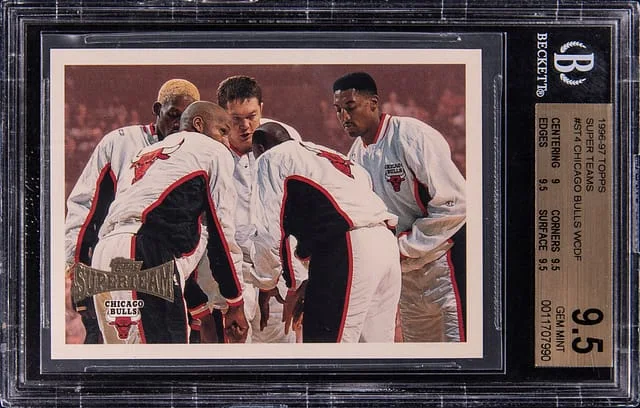 1996-97 Topps Chicago Bulls WCDF Teams #ST4 card image