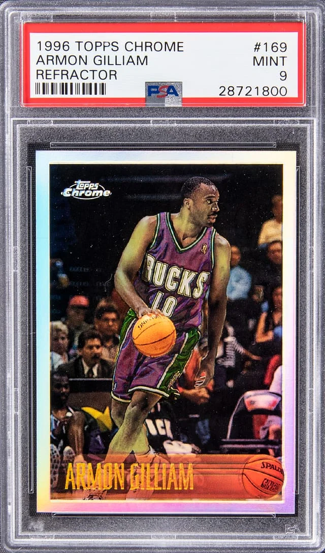 1996-97 Topps Chrome Armon Gilliam Refractor #169 card image