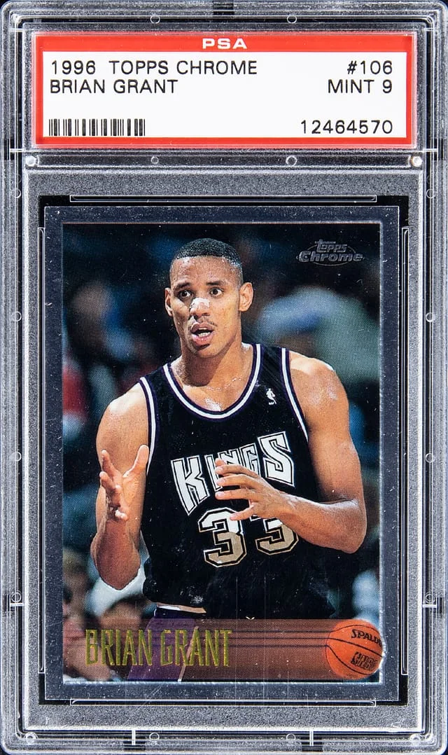 1996-97 Topps Chrome Brian Grant #105 card image