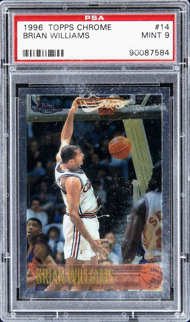 1996-97 Topps Chrome Brian Williams #14 card image