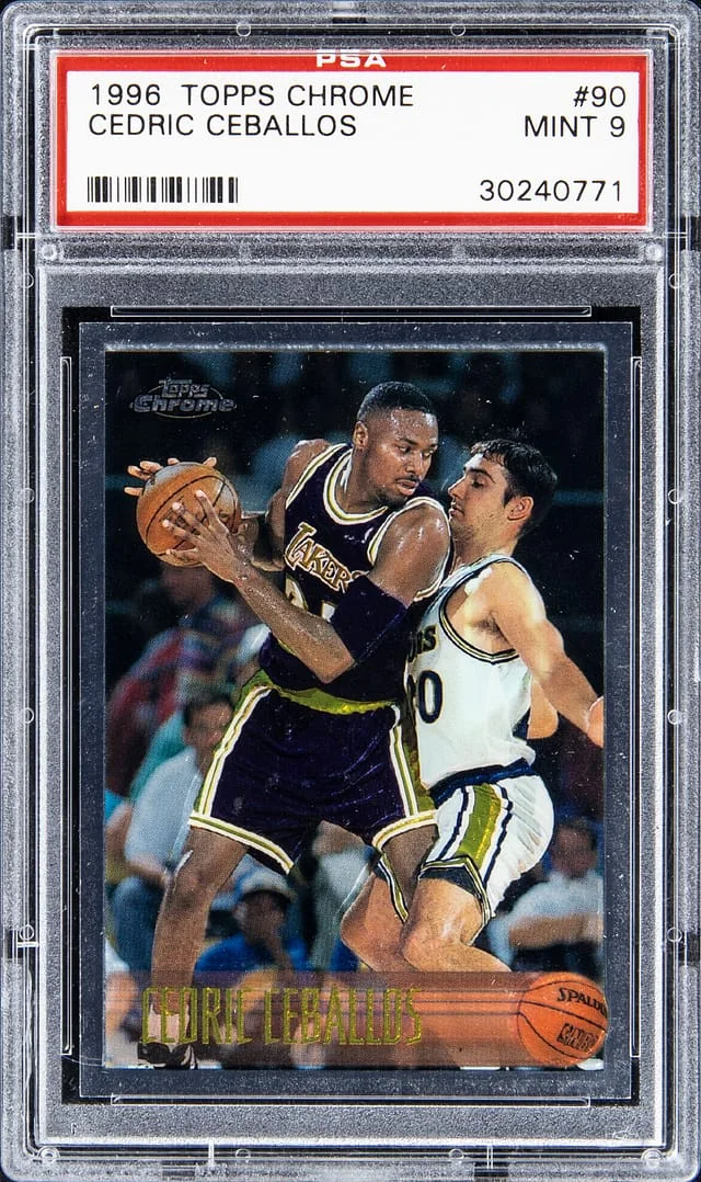 1996-97 Topps Chrome Cedric Ceballos #90 card image