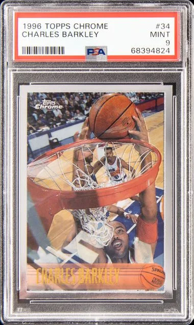 1996-97 Topps Chrome Charles Barkley #34 card image