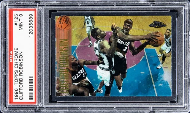 1996-97 Topps Chrome Clifford Robinson #125 card image