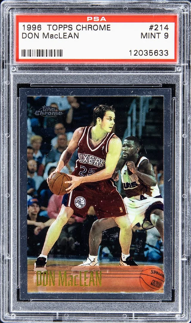 1996-97 Topps Chrome Don Maclean #214 card image