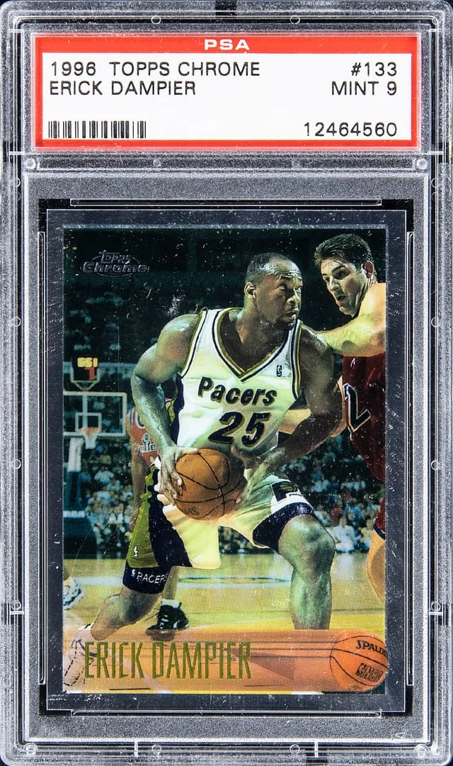 1996-97 Topps Chrome Erick Dampier #133 card image
