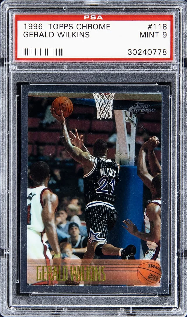 1996-97 Topps Chrome Gerald Wilkins #118 card image
