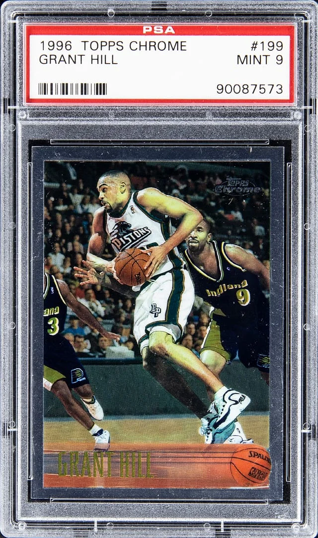 1996-97 Topps Chrome Grant Hill #199 card image