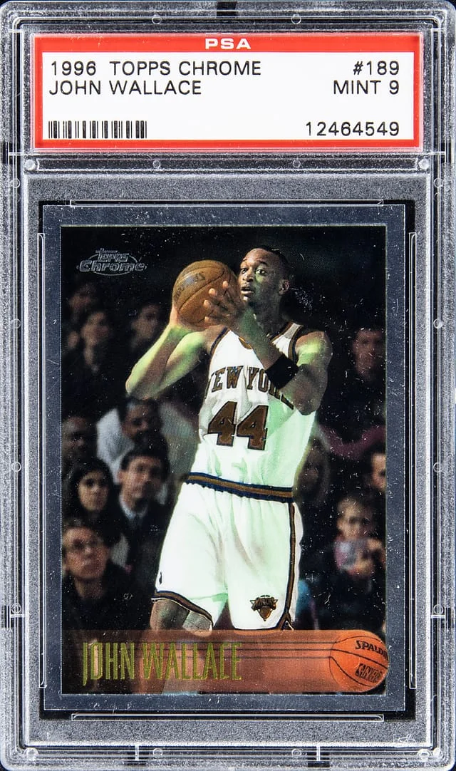 1996-97 Topps Chrome John Wallace #189 card image
