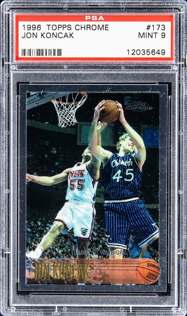 1996-97 Topps Chrome Jon Koncak #173 card image