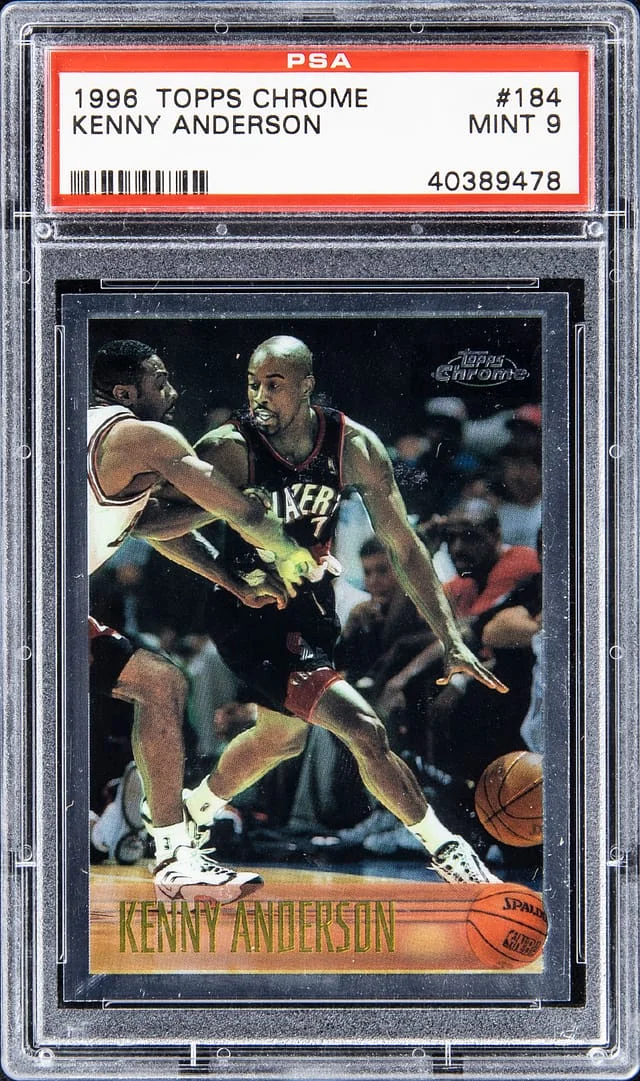 1996-97 Topps Chrome Kenny Anderson #184 card image