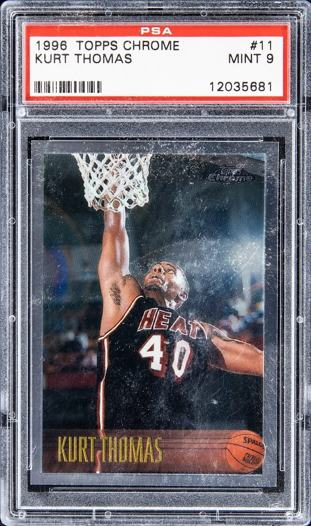 1996-97 Topps Chrome Kurt Thomas #11 card image
