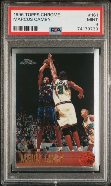 1996-97 Topps Chrome Marcus Camby #161 card image