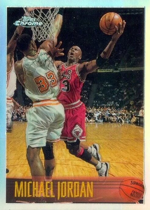 1996-97 Topps Chrome Michael Jordan Refractors #139R card image