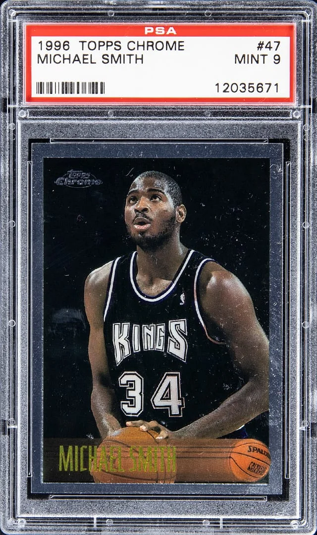 1996-97 Topps Chrome Michael Smith #47 card image