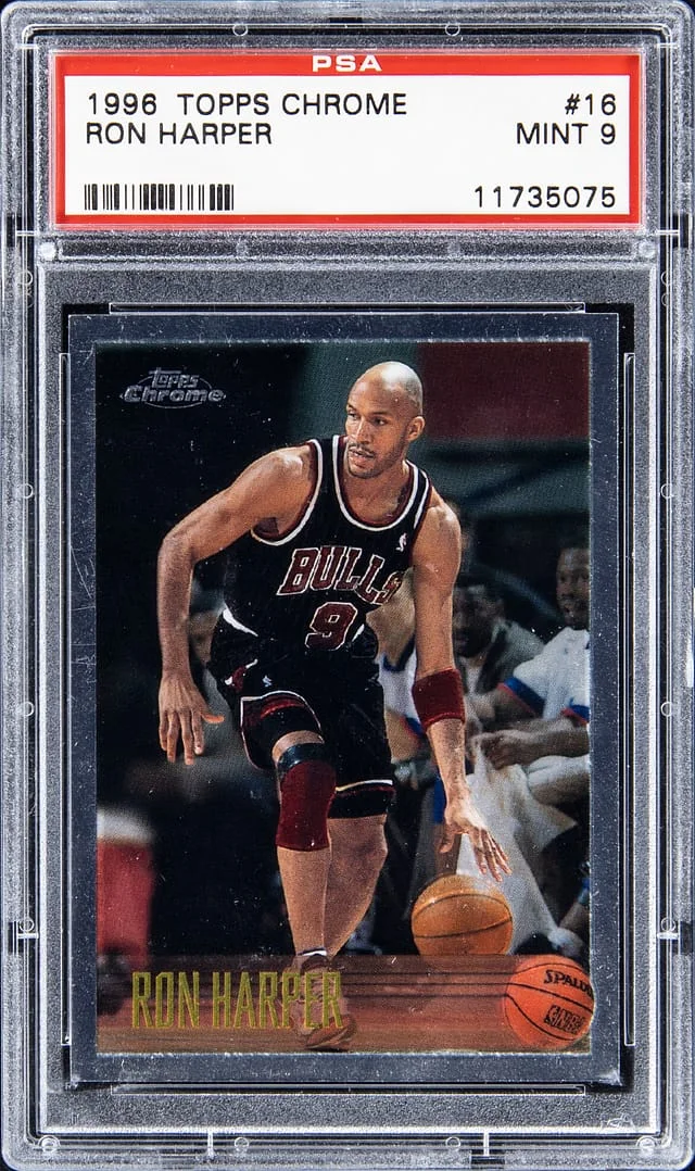 1996-97 Topps Chrome Ron Harper #16 card image