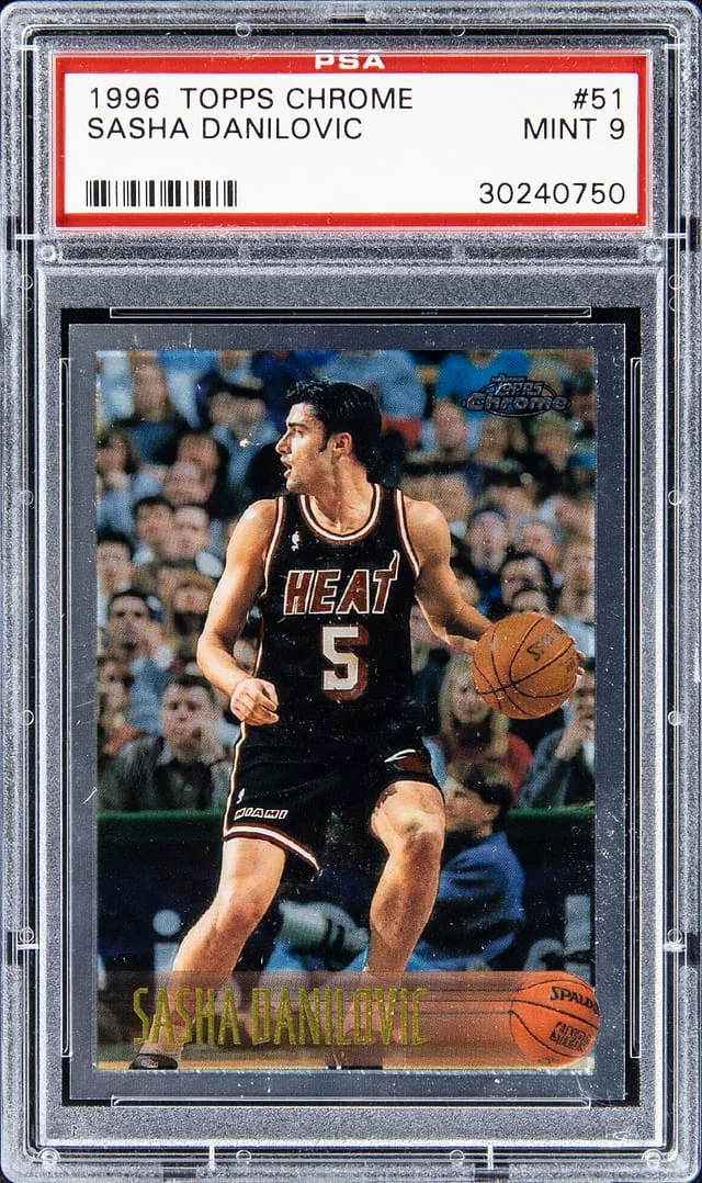 1996-97 Topps Chrome Sasha Danilovic #51 card image