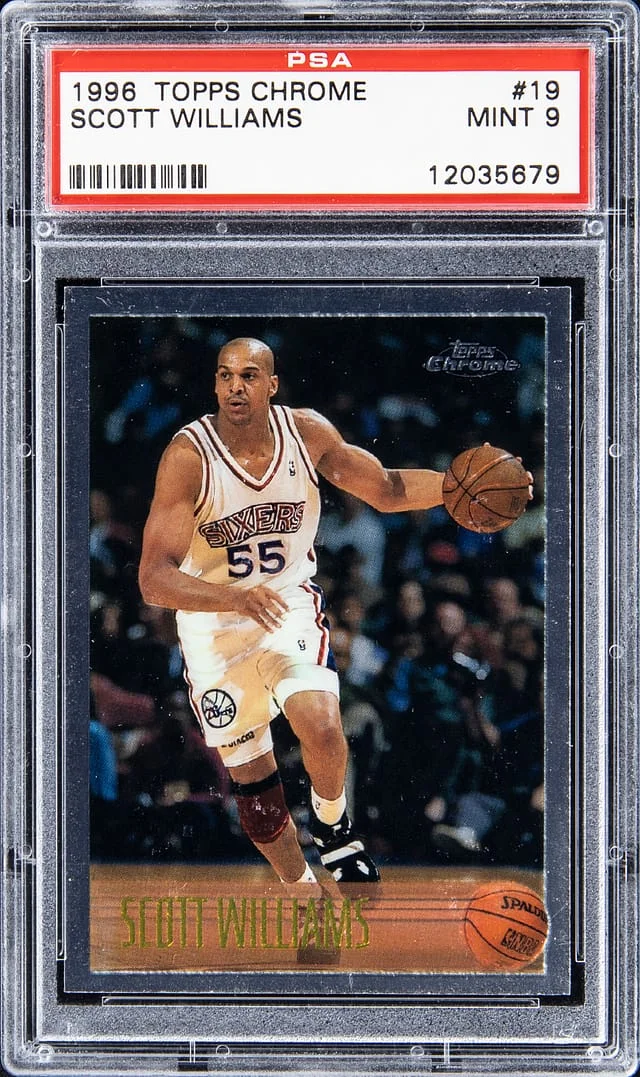 1996-97 Topps Chrome Scott Williams #19 card image