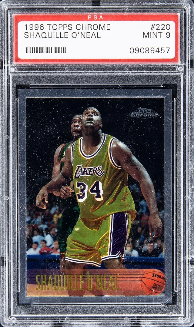 1996-97 Topps Chrome Shaquille O'Neal #220 card image