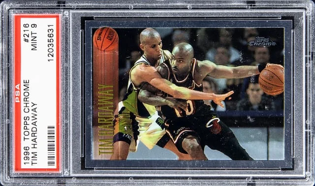 1996-97 Topps Chrome Tim Hardaway #216 card image