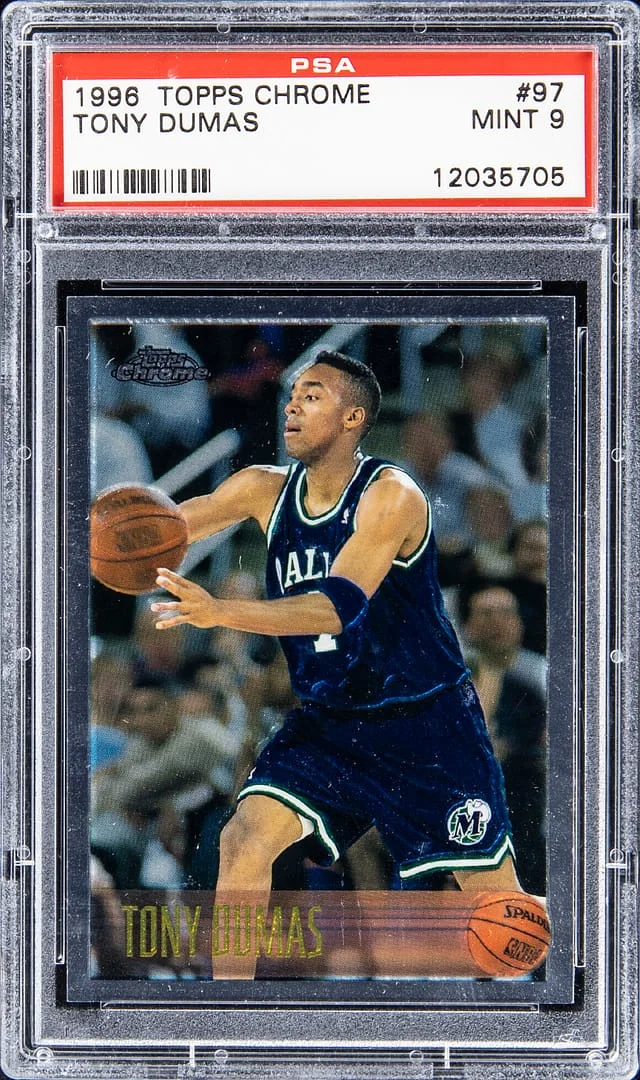 1996-97 Topps Chrome Tony Dumas #97 card image