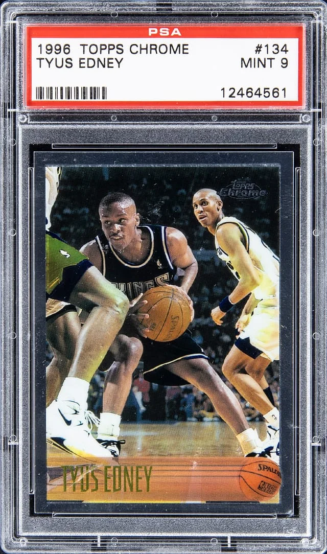1996-97 Topps Chrome Tyus Edney #134 card image