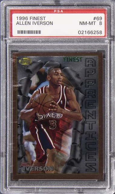 1996-97 Topps Finest Allen Iverson #69 card image