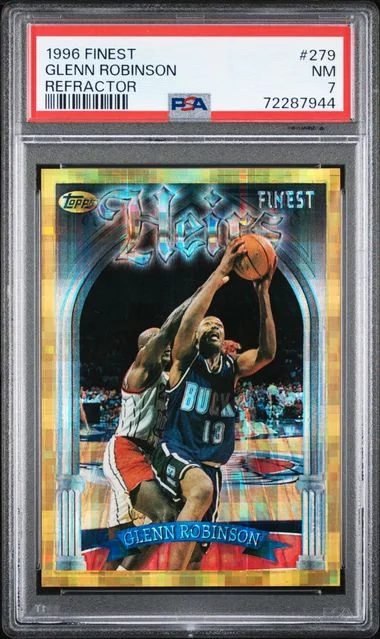 1996-97 Topps Finest Glenn Robinson Refractor #279 card image