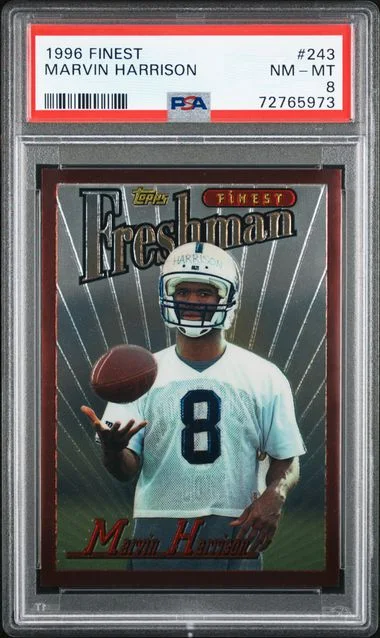 1996-97 Topps Finest Marvin Harrison #243 card image